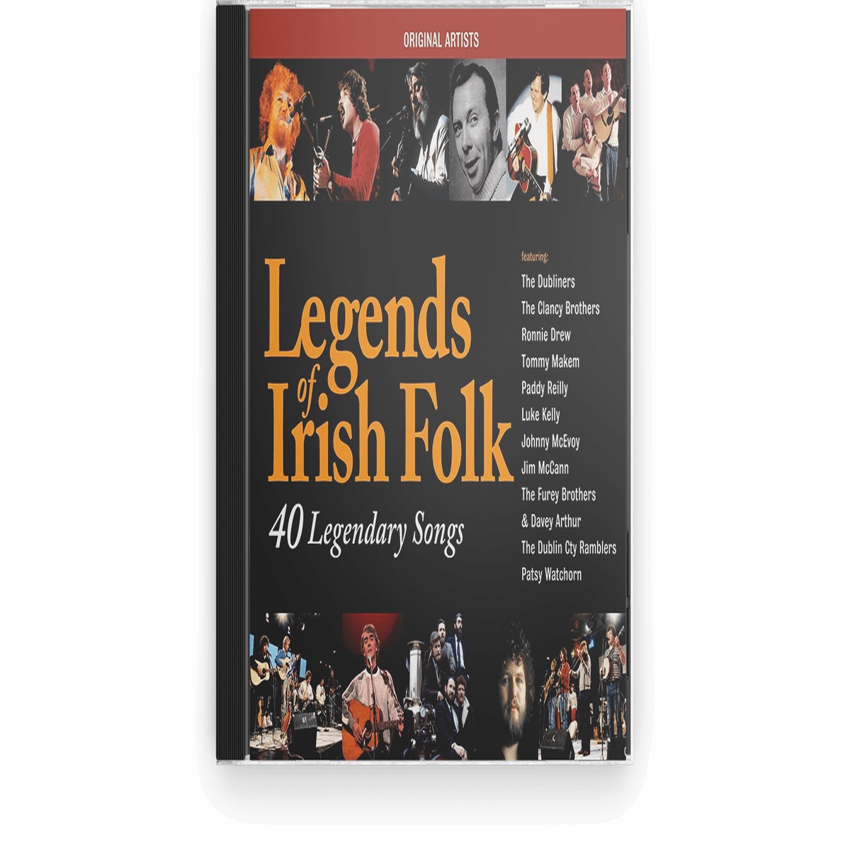 Various Artists : Legends Of Irish Folk – 40 Legendary Tracks (CD Set)