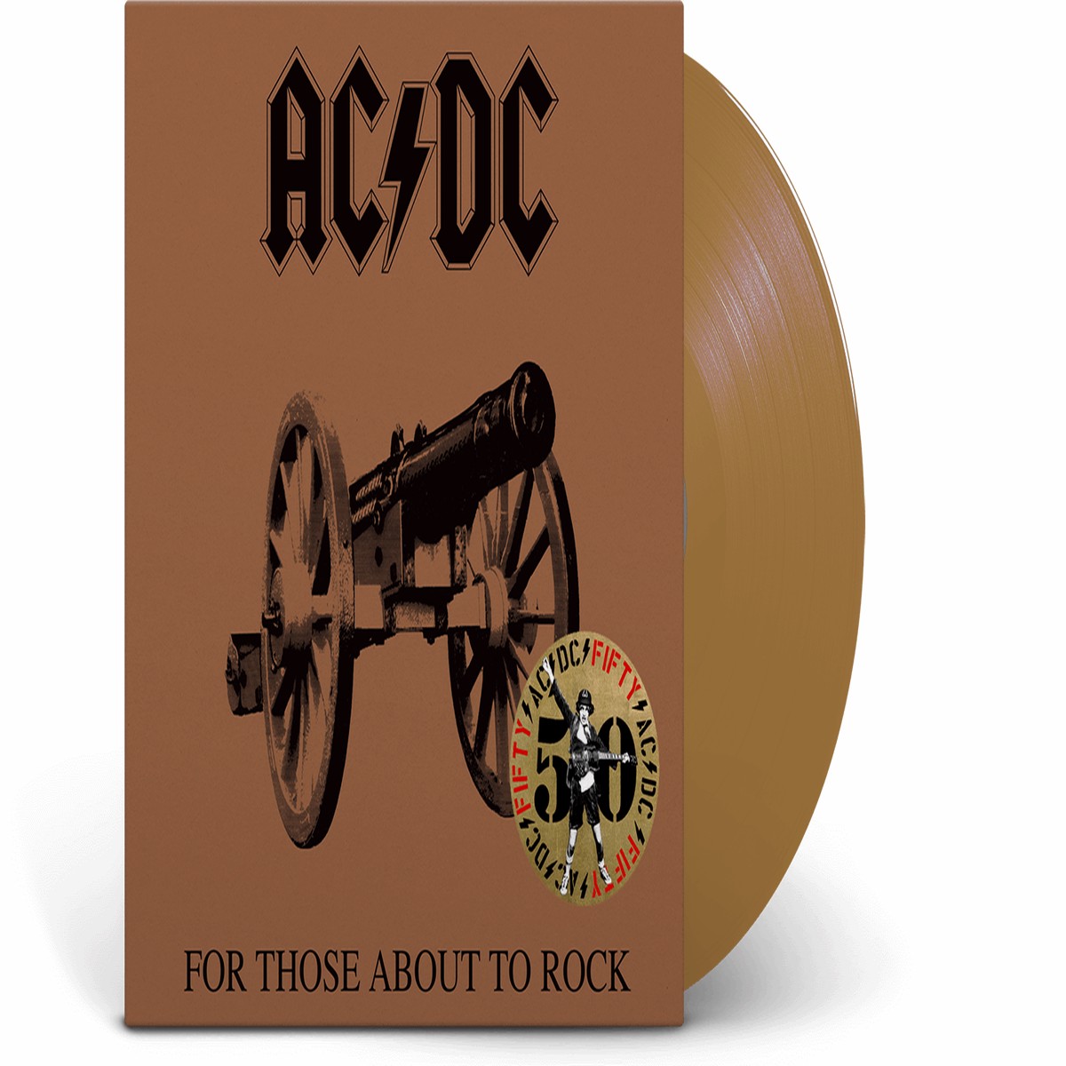 AC/DC : For Those About to Rock – 50th Anniversary (Gold Vinyl)