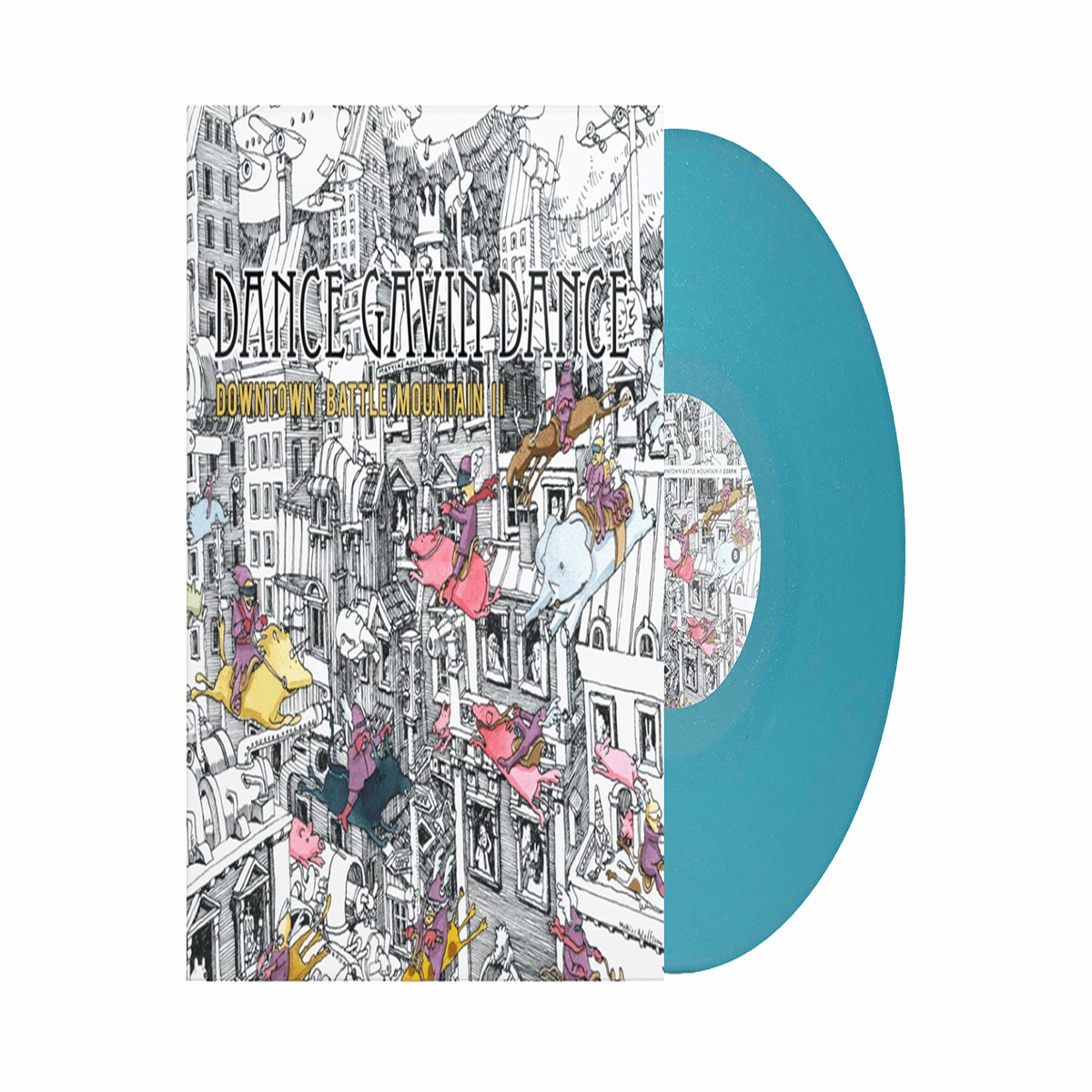 Dance Gavin Dance : Downtown Battle Mountain II (15 Year Anniversary Edition) (Light Blue Glitter Vinyl)