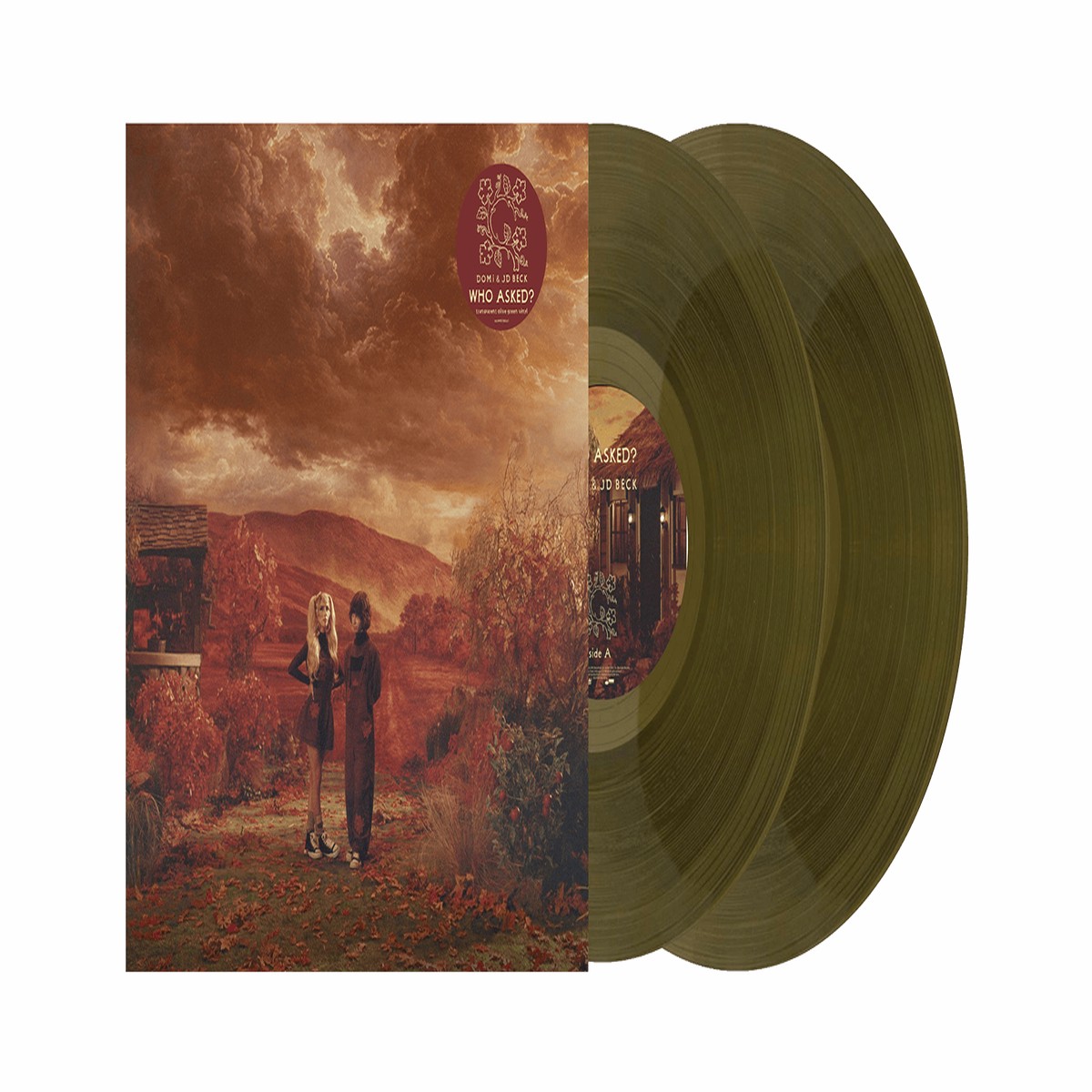 DOMi & JD BECK : WHO ASKED? (Transparent Olive Vinyl)