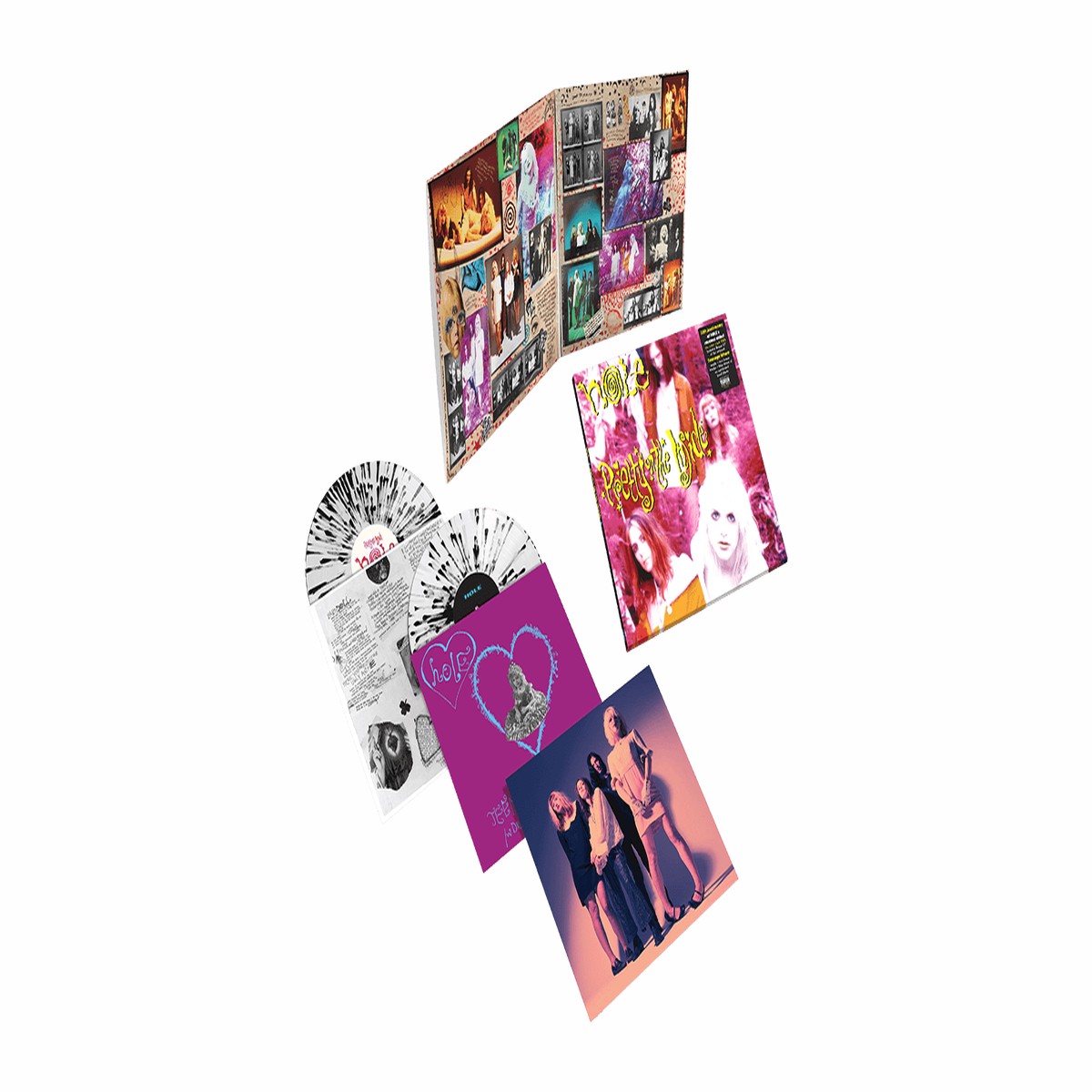 Hole : Hole – Pretty On The Inside (35th Anniversary)(Starbelly Splatter Vinyl + 12″)(Exclusive to The Record Hub.com)