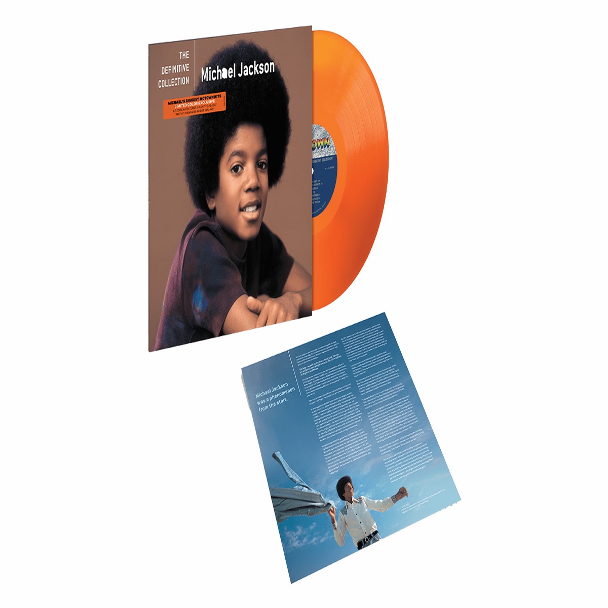 Michael Jackson : The Definitive Collection (Pumpkin Spice Orange Vinyl)(Exclusive to The Record Hub.com)