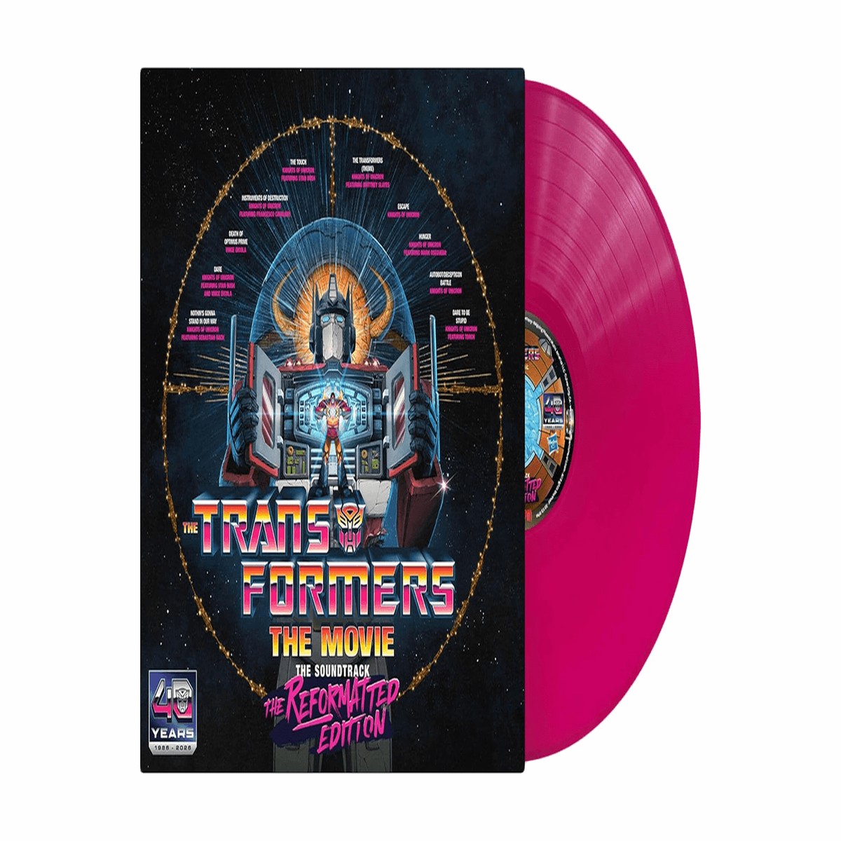 Transformers : The Movie, The Soundtrack, The Reformatted Edition (Energon Pink Vinyl)