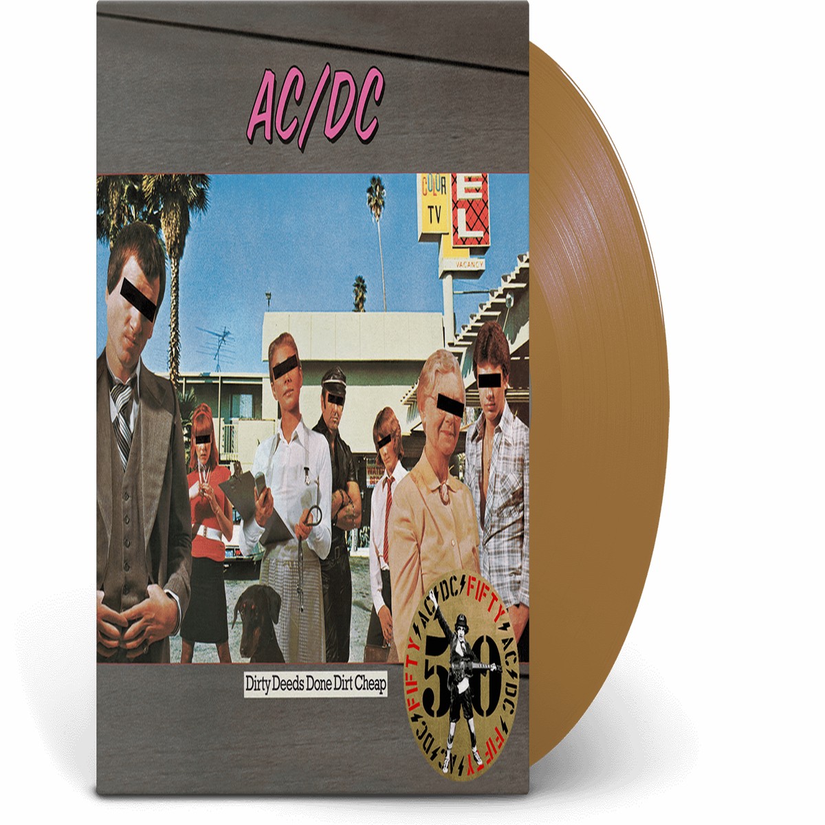 AC/DC : Dirty Deeds Done Dirt Cheap – 50th Anniversary (Gold Vinyl)