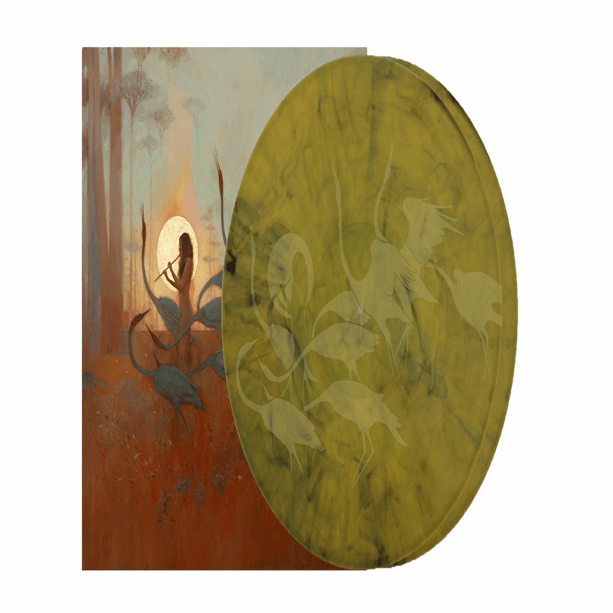 Alcest : Les Chants de I’Aurore (Deluxe) (Limited Black Yellow Marbled Double Vinyl) (Etched + Poster)