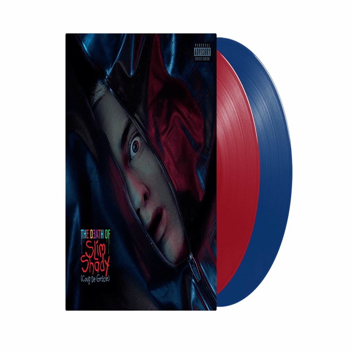 Eminem : The Death of Slim Shady (Coup de Grce) (Red & Blue Opaque Vinyl)