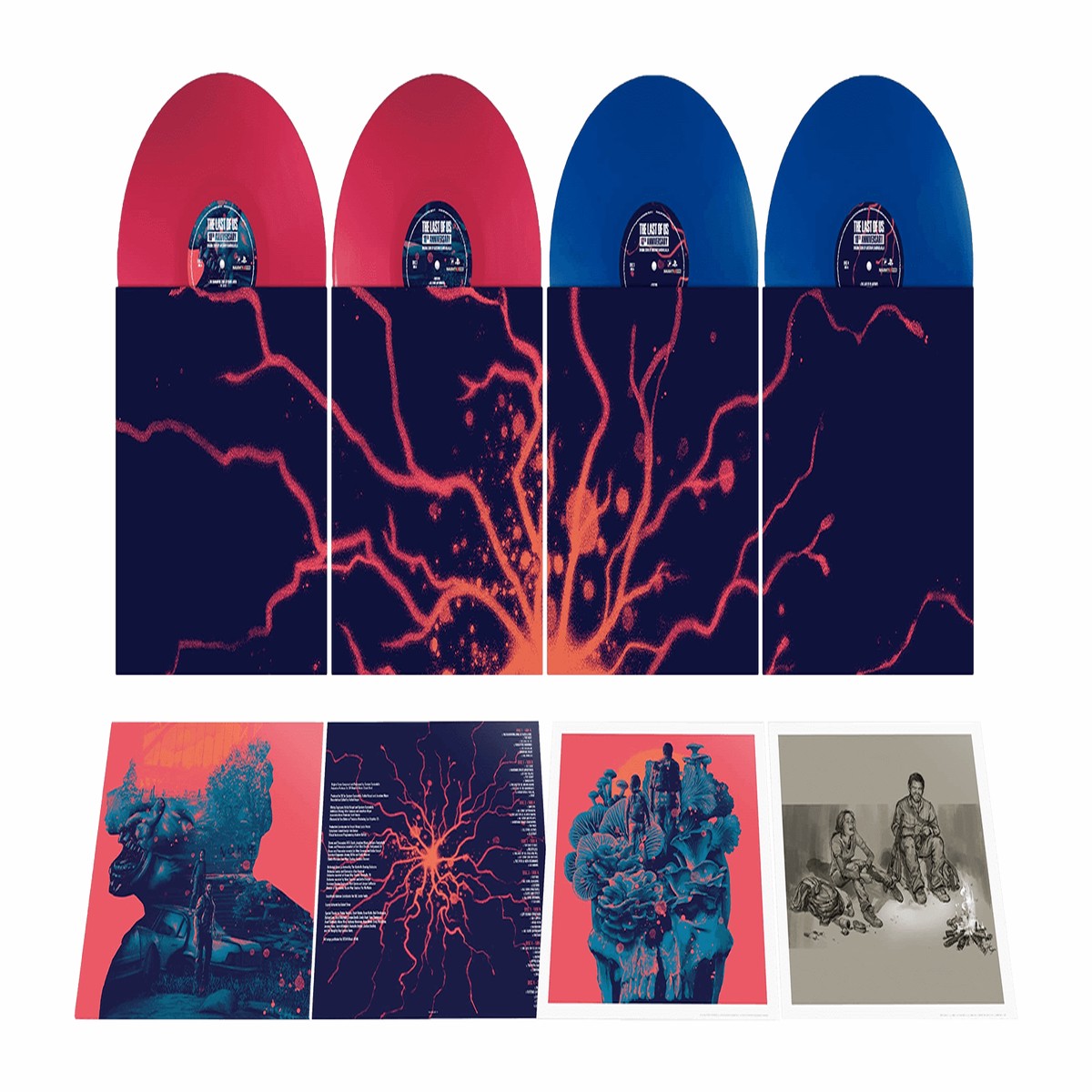 Gustavo Santaolalla : The Last Of Us OST – 10th Anniversary (4LP Box Set) (Pink & Blue Vinyl)