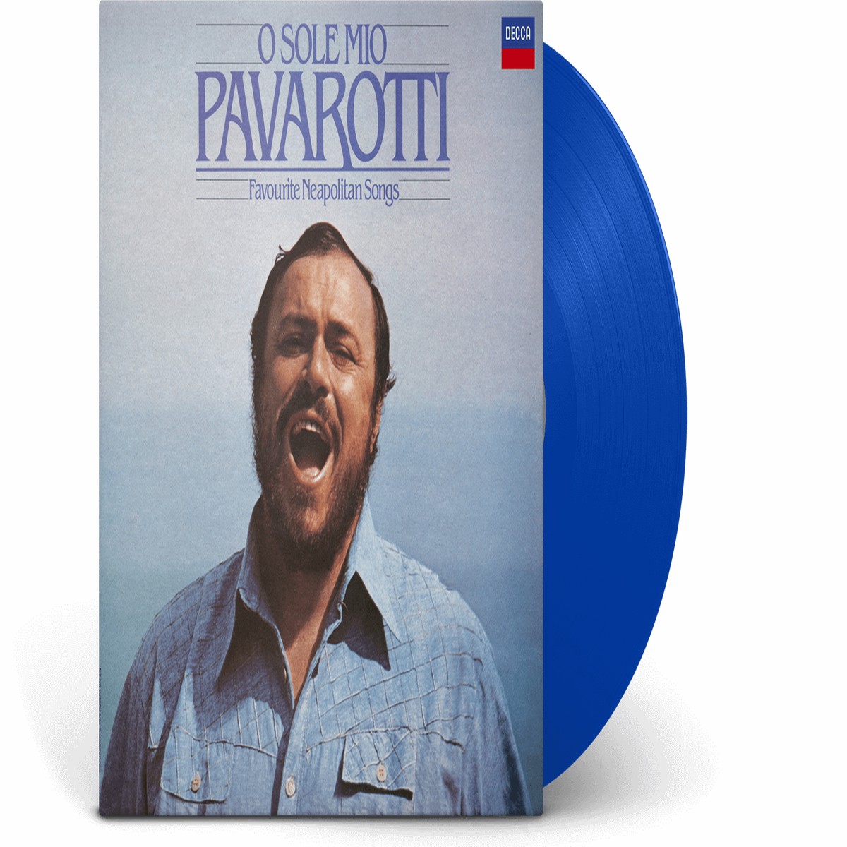 Luciano Pavarotti : O Sole Mio (Blue Vinyl)