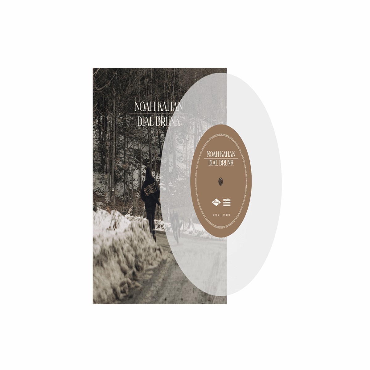 Noah Kahan : Dial Drunk (Transparent 7″ Vinyl)