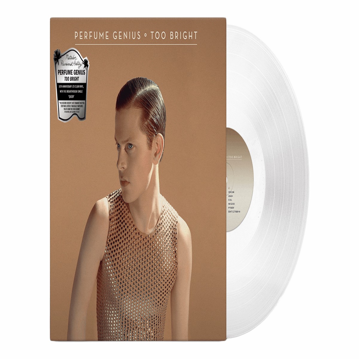 Perfume Genius : Too Bright (10th Anniversary Revisionist History Edition) (Clear Vinyl)