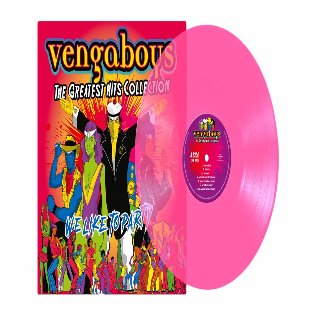 The Vengaboys : The Greatest Hits Collection (Transparent Pink Vinyl)