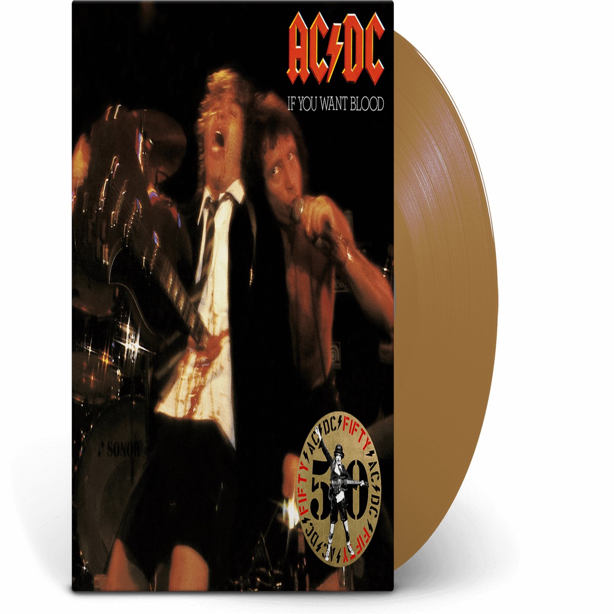 AC/DC : If You Want Blood You’ve Got It: 50th Anniversary (Gold Vinyl)