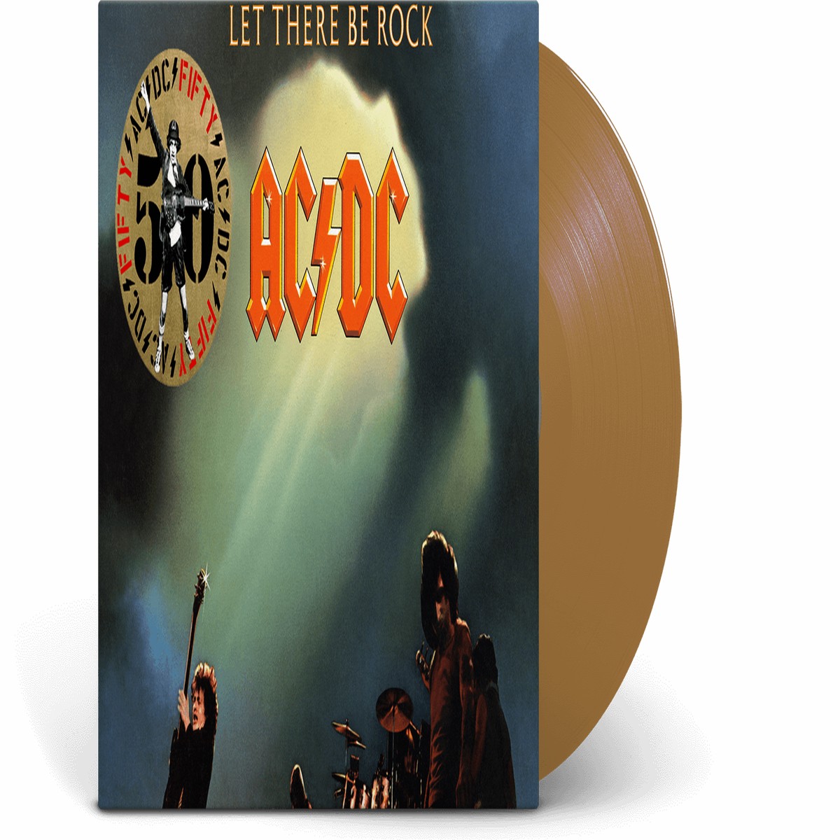 AC/DC : Let There Be Rock: 50th Anniversary (Gold Vinyl)