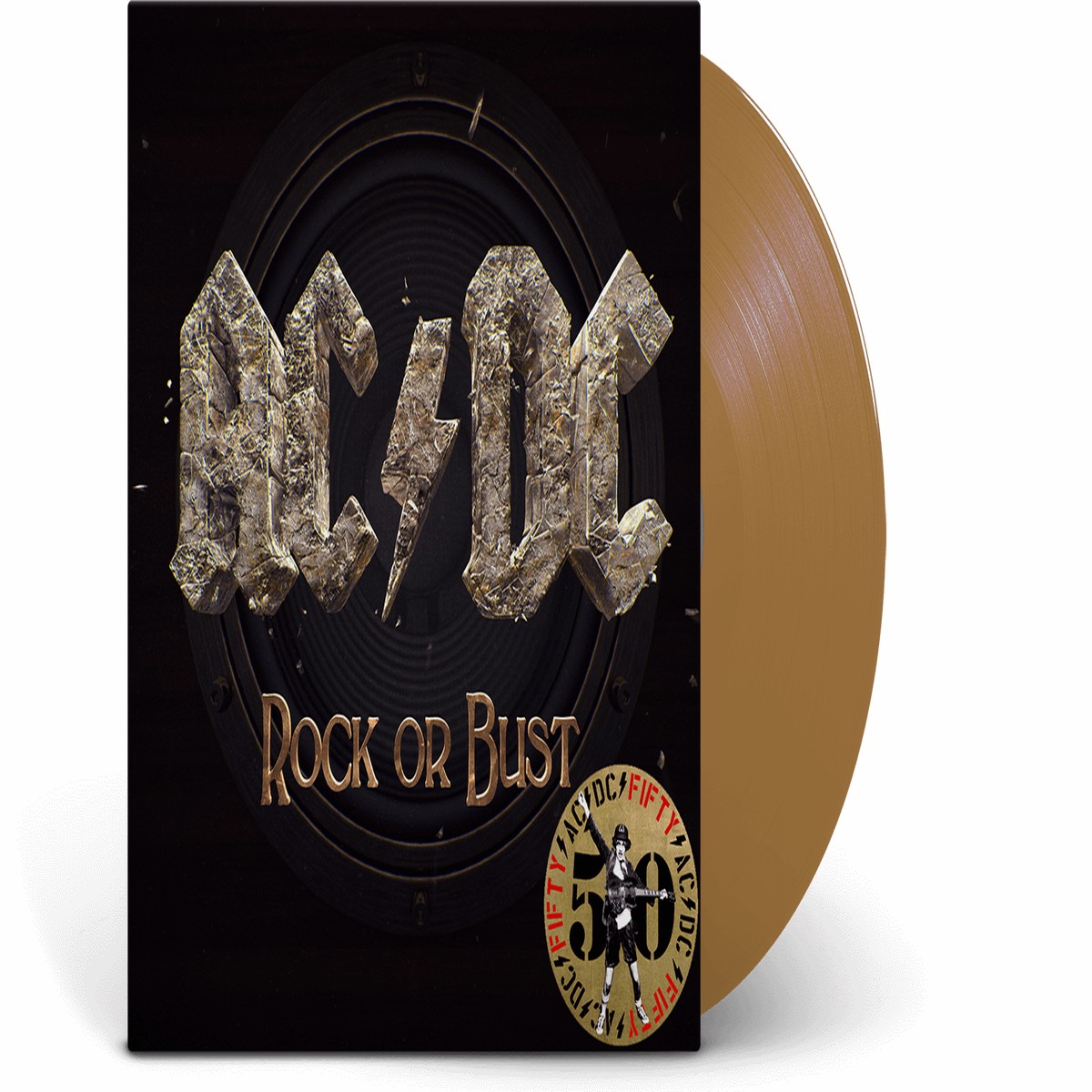 AC/DC : Rock of Bust: 50th Anniversary (Gold Vinyl)