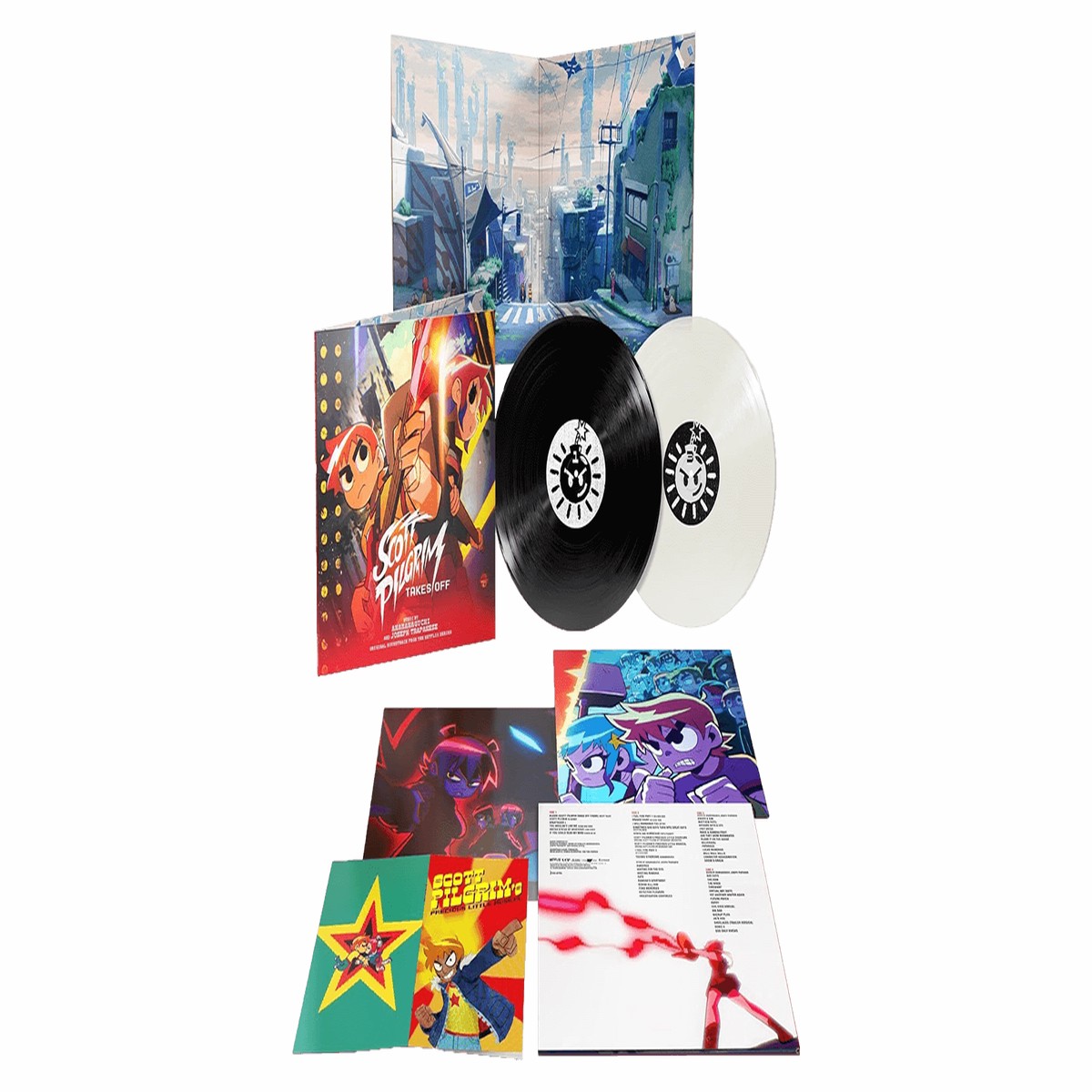 Anamanaguchi : Scott Pilgrim Takes Off (Soundtrack from the Netflix Series) (Black & White Vinyl)
