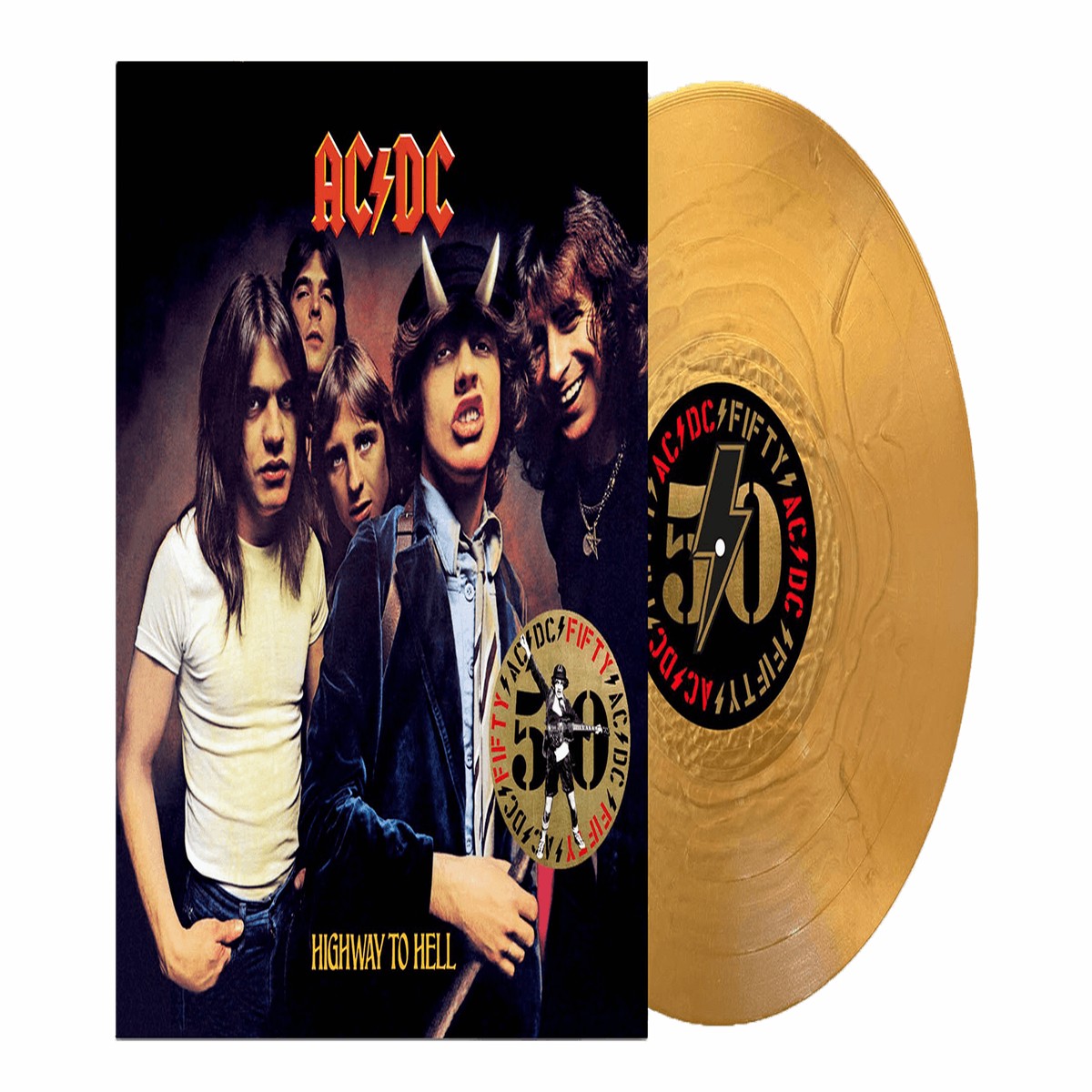 AC/DC : Highway to Hell – 50th Anniversary (Gold Vinyl)