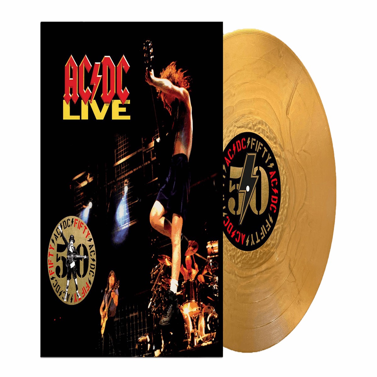 AC/DC : Live – 50th Anniversary(Gold Vinyl)