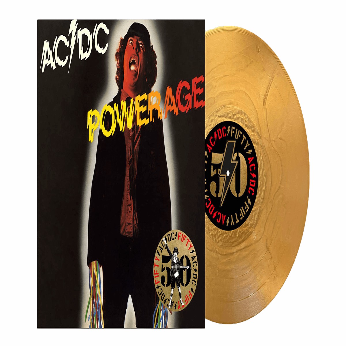 AC/DC : Powerage – 50th Anniversary (Gold Vinyl)