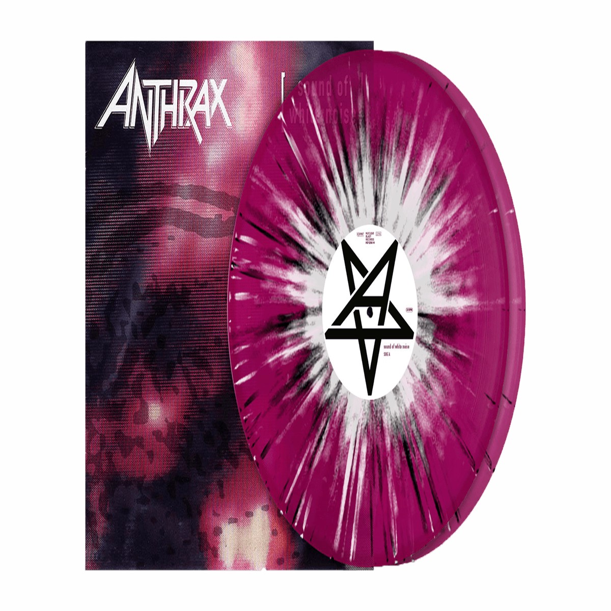 Anthrax : Sound Of White Noise (Transparent Violet White Black Splatter Vinyl)