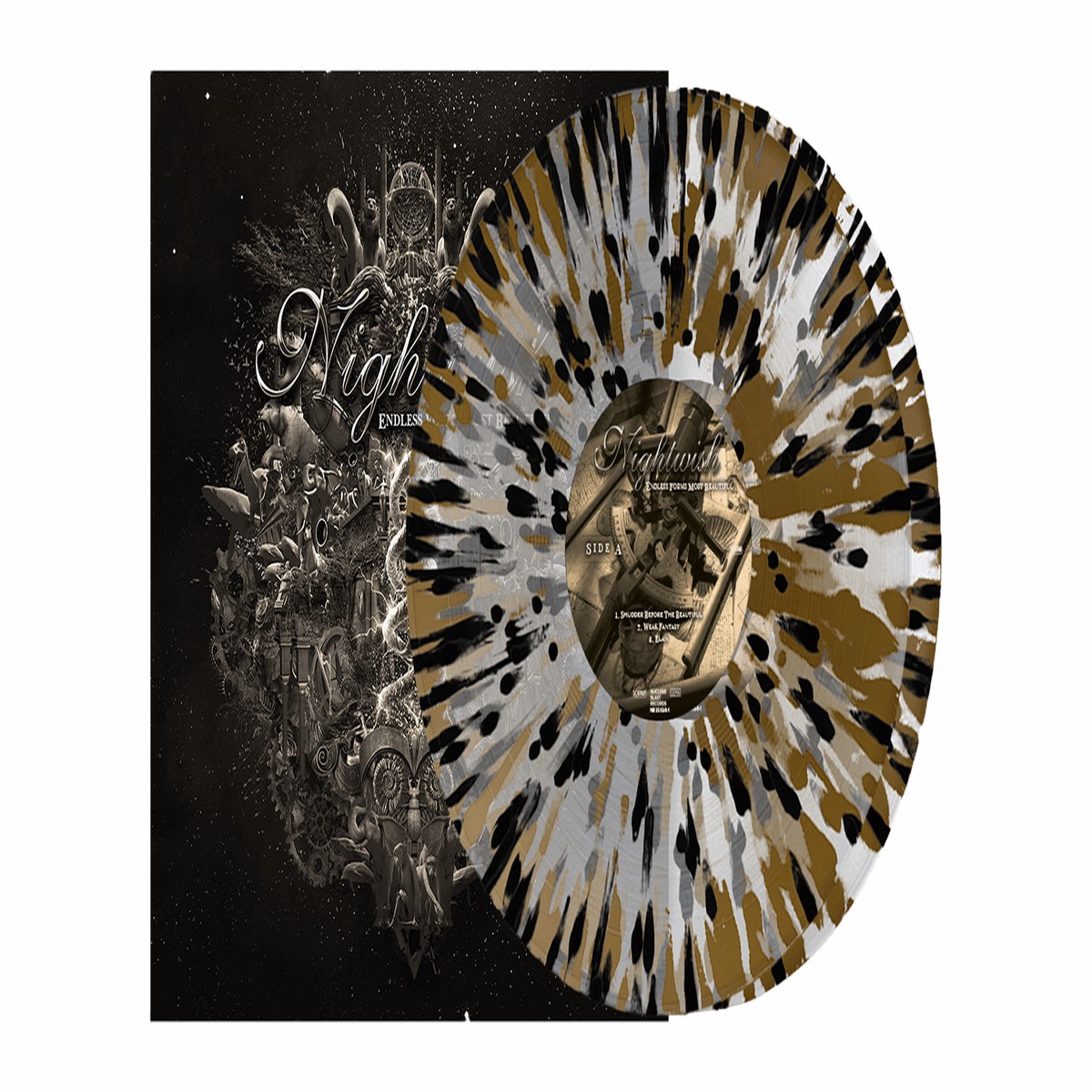 Nightwish : Endless Forms Most Beautiful (Clear Gold Black Splatter Vinyl)