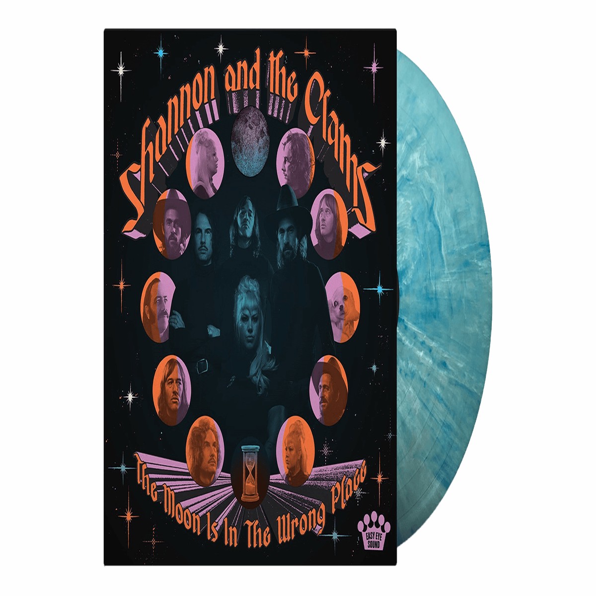 Shannon & The Clams : The Moon Is In The Wrong Place (Blue Splatter Vinyl)
