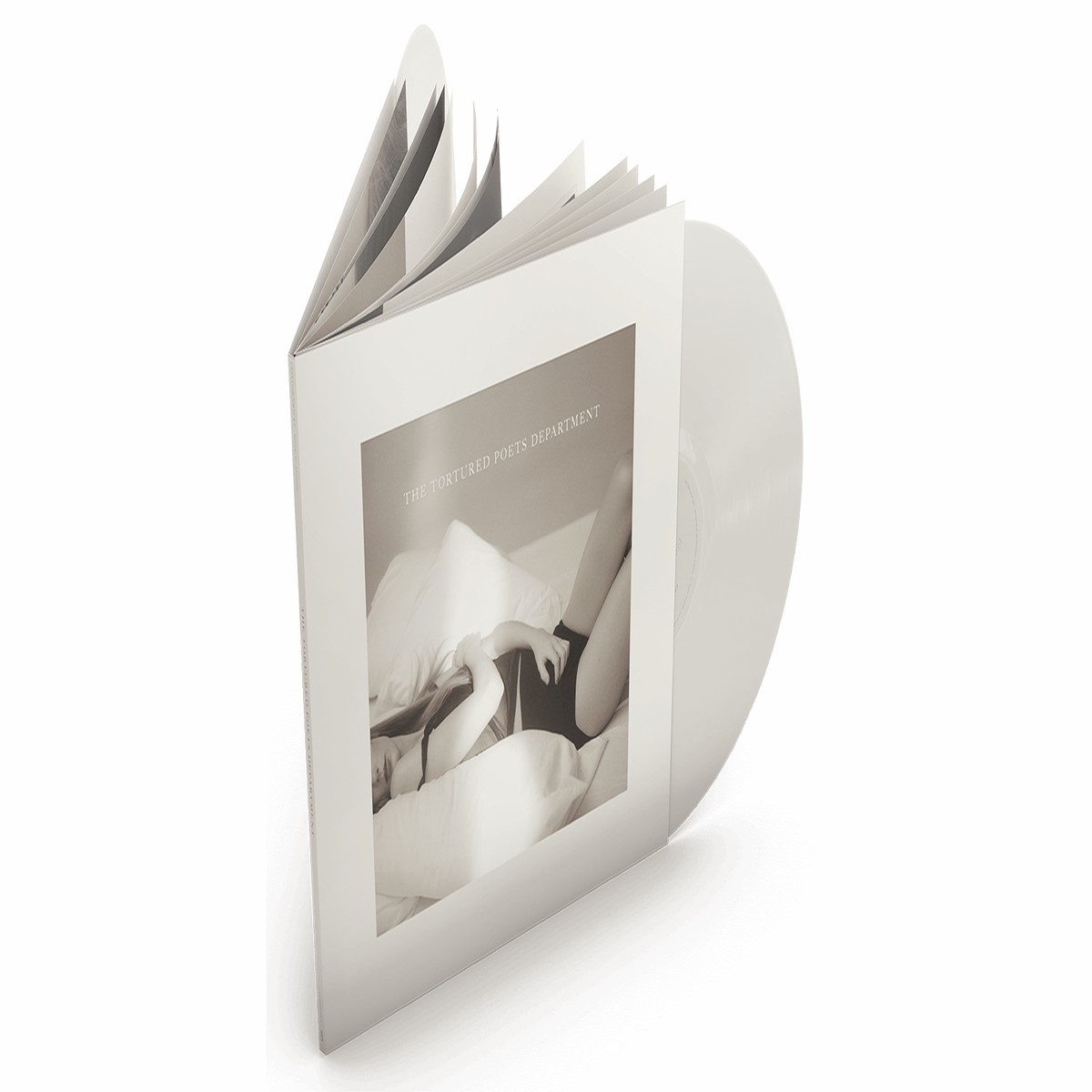 Taylor Swift : The Tortured Poets Department (LP Set Ghosted White Vinyl + Bonus Track The Manuscript)
