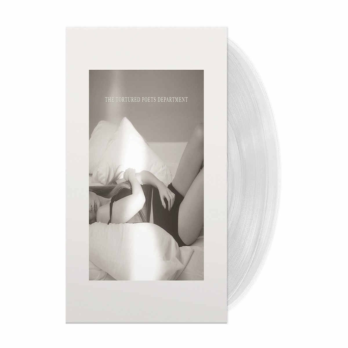 Taylor Swift : The Tortured Poets Department Phantom Clear Vinyl + Bonus Track The Manuscript