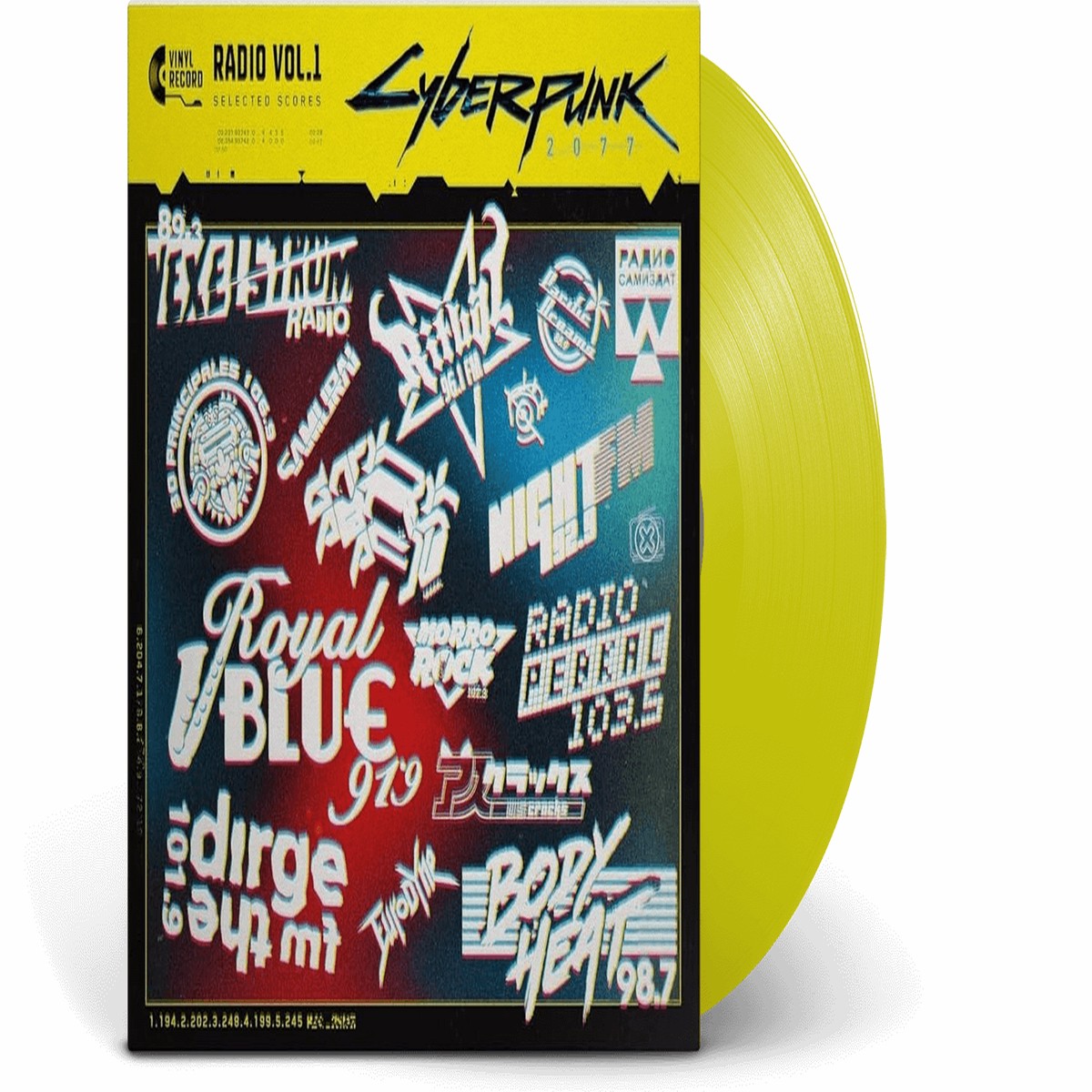 Various Artists : Cyberpunk 2077 Radio Vol.1 (Opaque Yellow Viny)