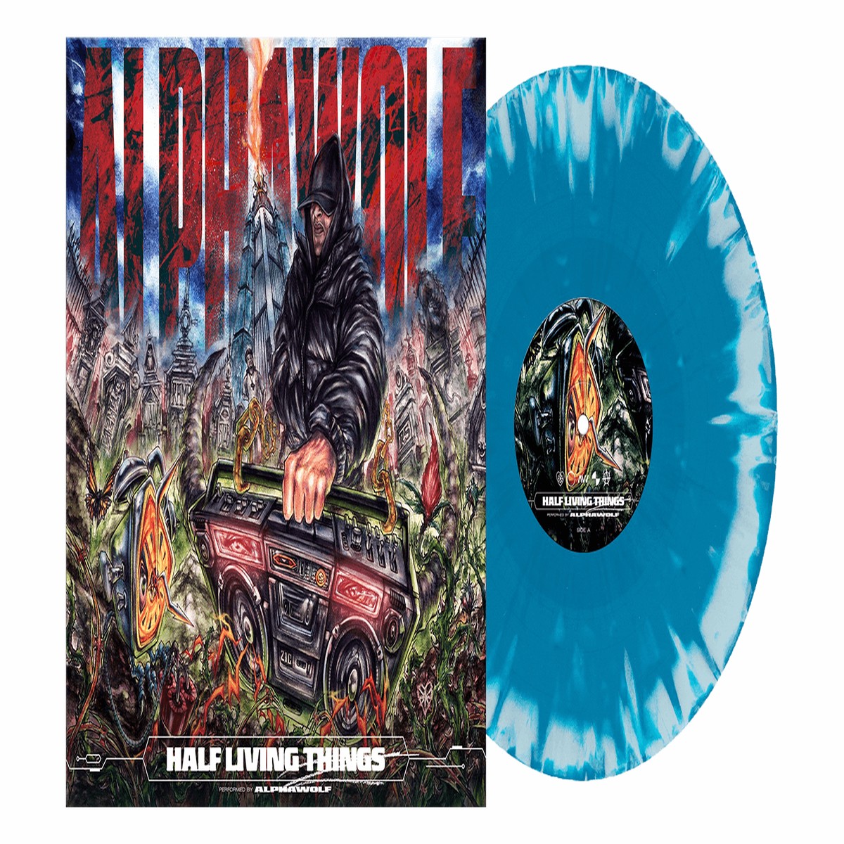 Alpha Wolf : Half Living Things (Blue/Dark Blue Corona Vinyl)