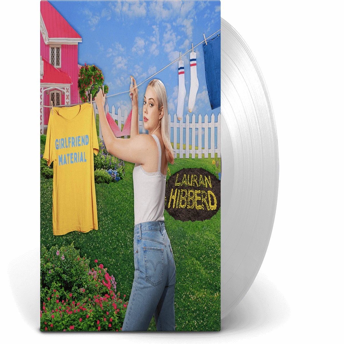 Lauran Hibberd : girlfriend material (Clear Vinyl)