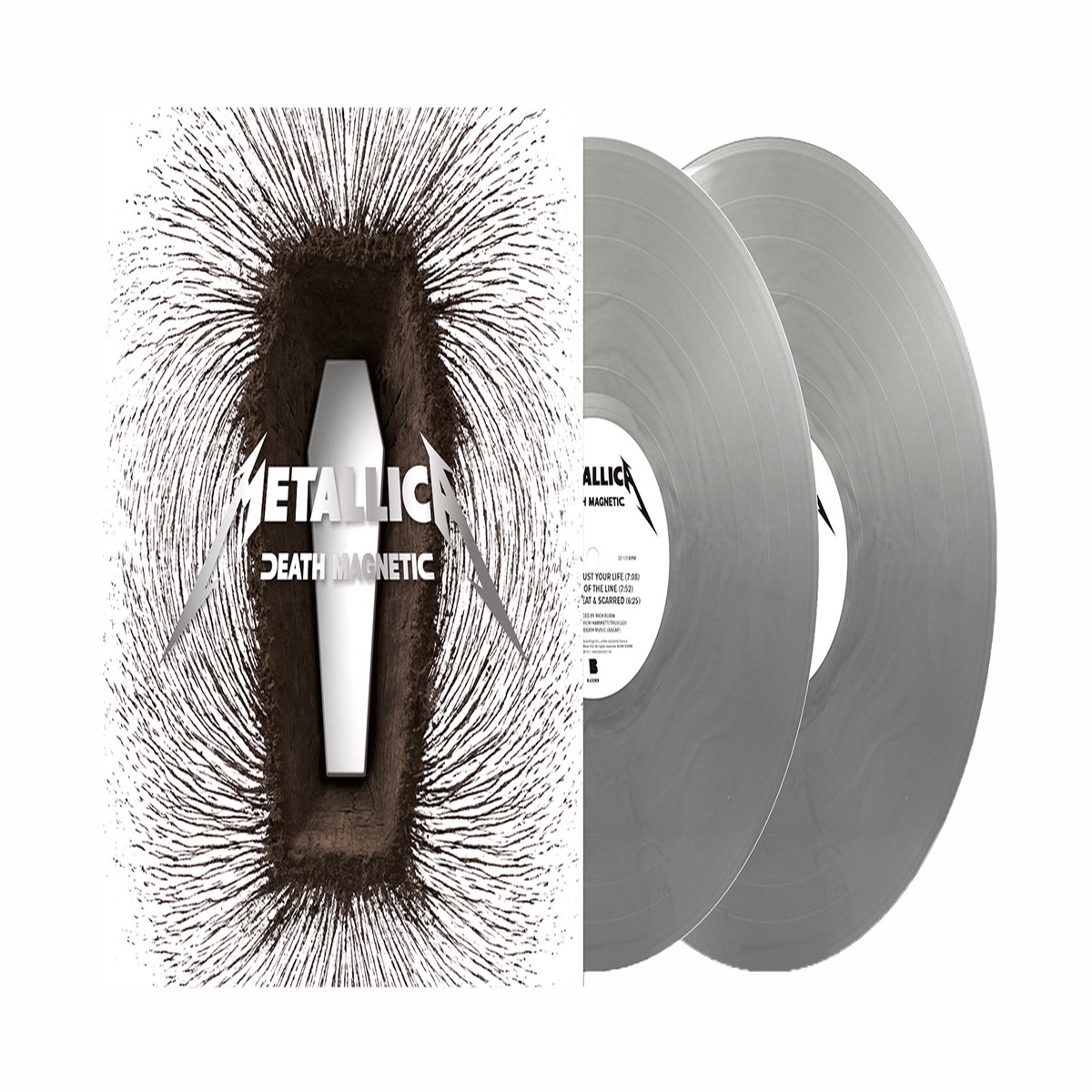 Metallica : Death Magnetic (Magnetic Silver 140g Vinyl)