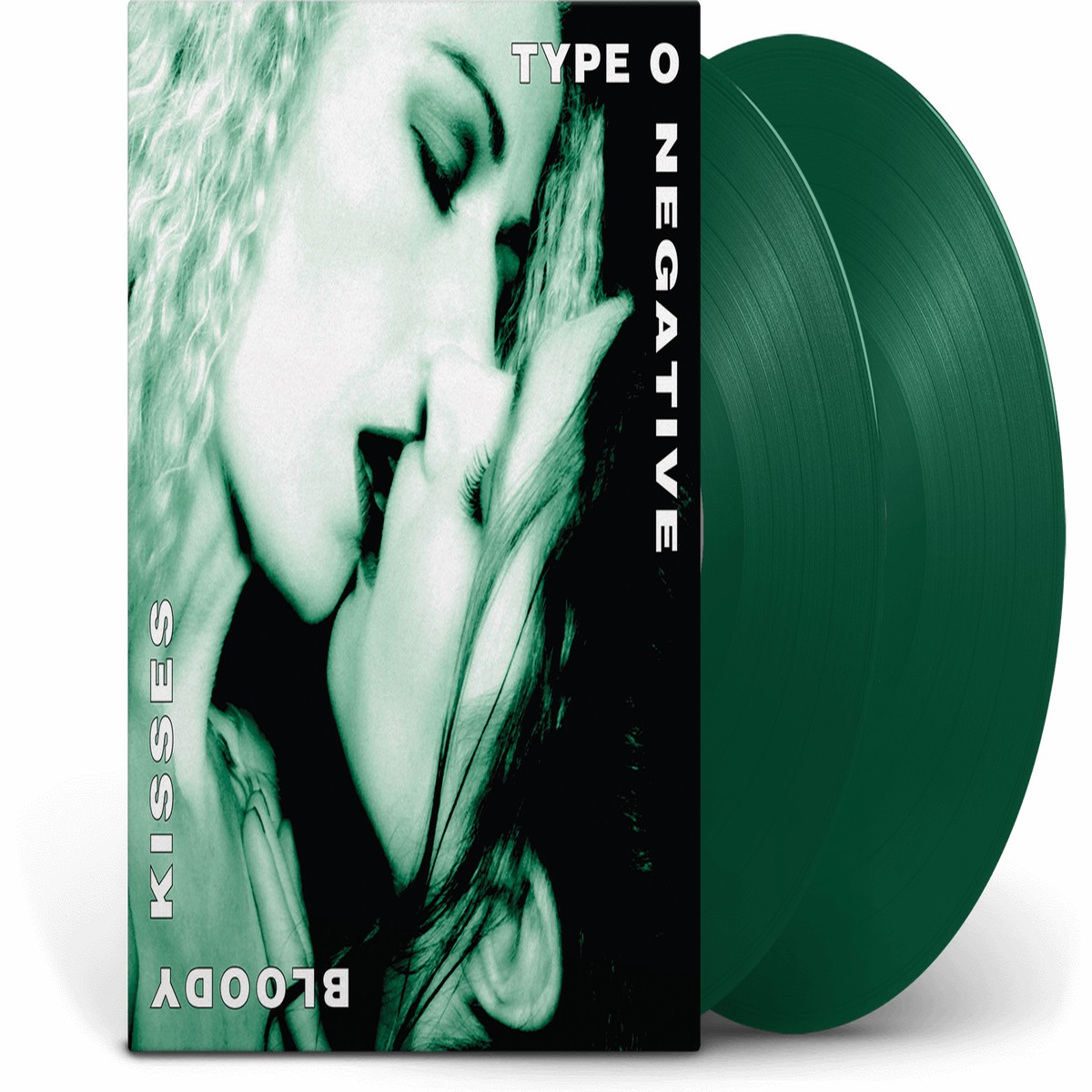 Type O Negative : Bloody Kisses – Suspended In Dusk (Green Vinyl LP)