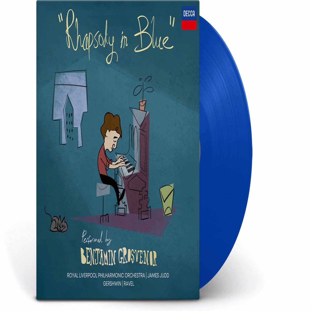 Benjamin Grosvenor : Gershwin – Rhapsody in Blue (Re-Issue) (Blue Vinyl)