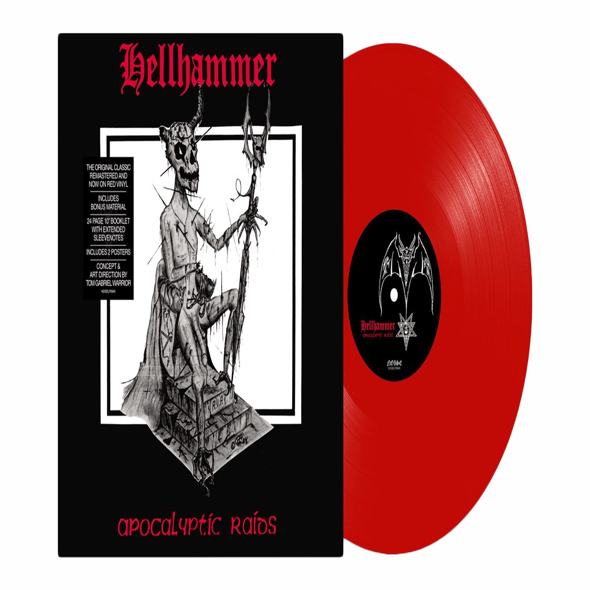 Hellhammer : Apocalyptic Raids (Red Vinyl LP)