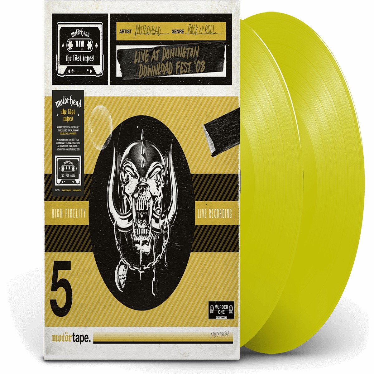 Motrhead : The Lst Tapes, Vol. 5 (Live At Donnington 2008) (Yellow Vinyl)