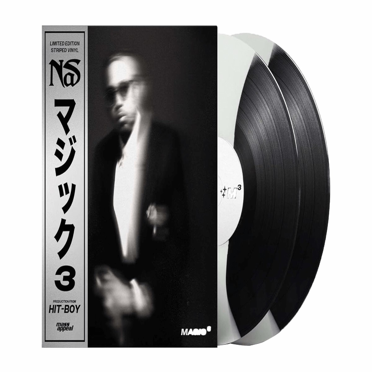 Nas : Magic 3 (Black & White Striped Vinyl)