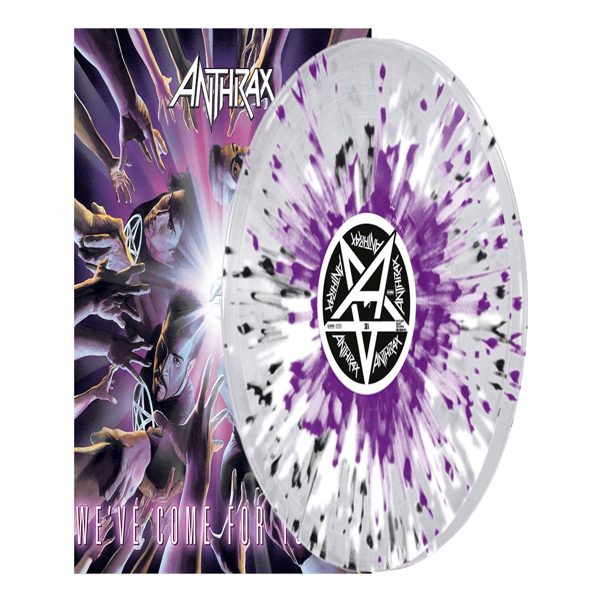 Anthrax : We’ve Come For You All (20th Anniversary Edition) (Clear White Purple Black Splatter Vinyl)
