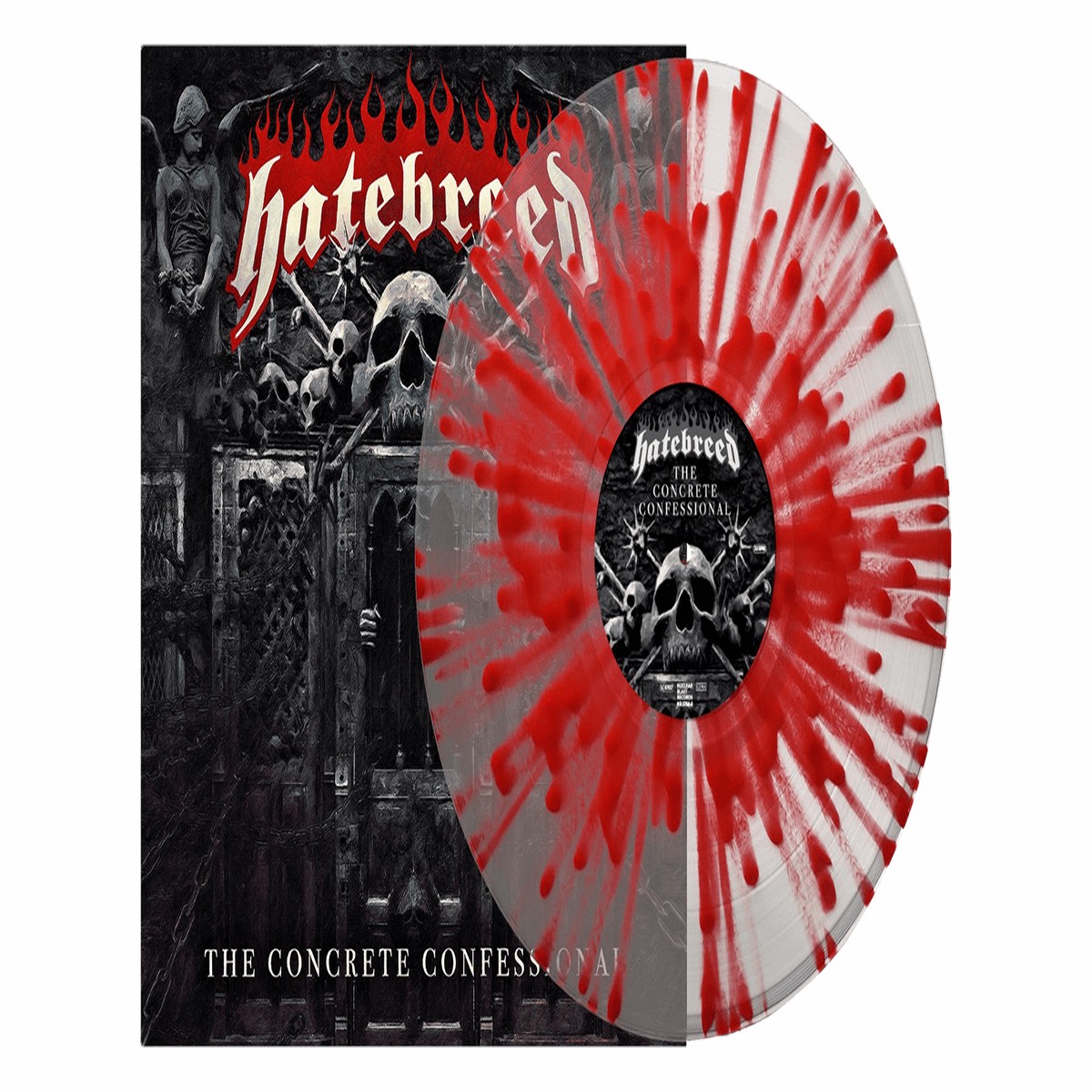 Hatebreed : The Concrete Confessional (Clear Red Splatter Vinyl)