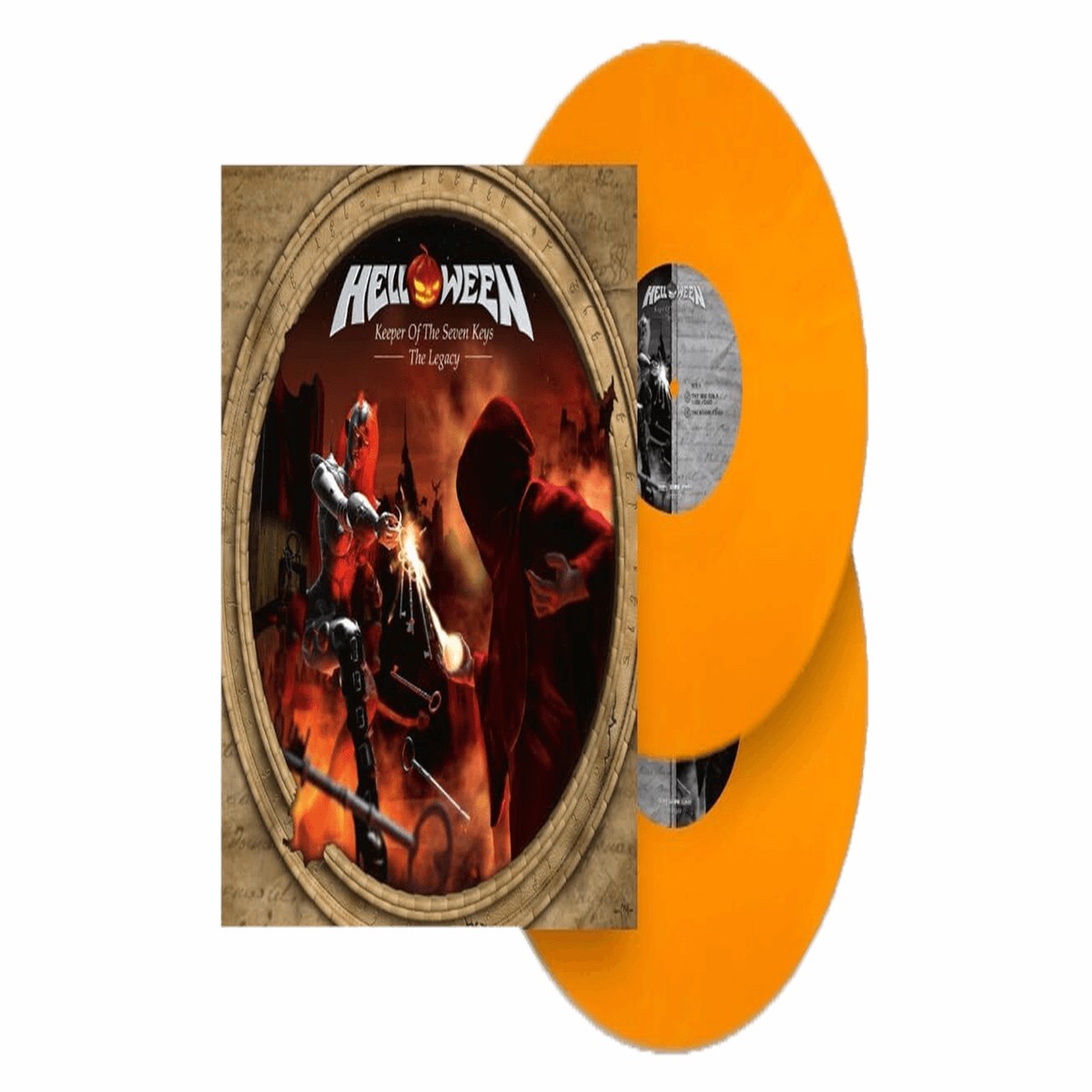 Helloween : Keeper Of The Seven Keys (Red, Orange, White Marbled Vinyl)
