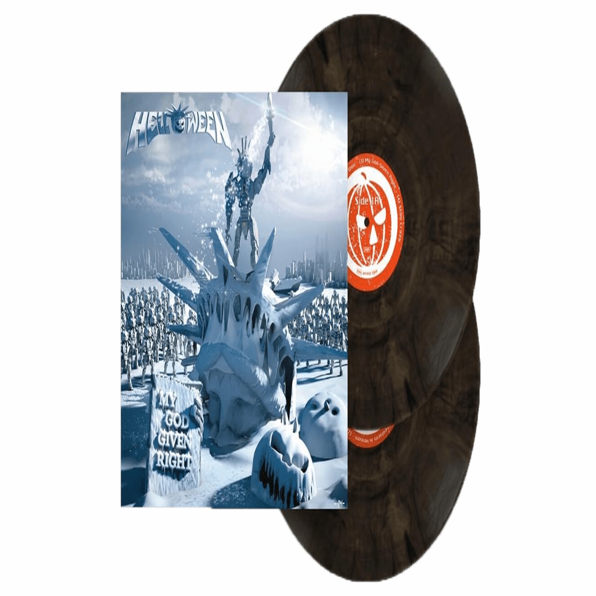 Helloween : My God-Given Right (Clear, Black Marbled Vinyl)