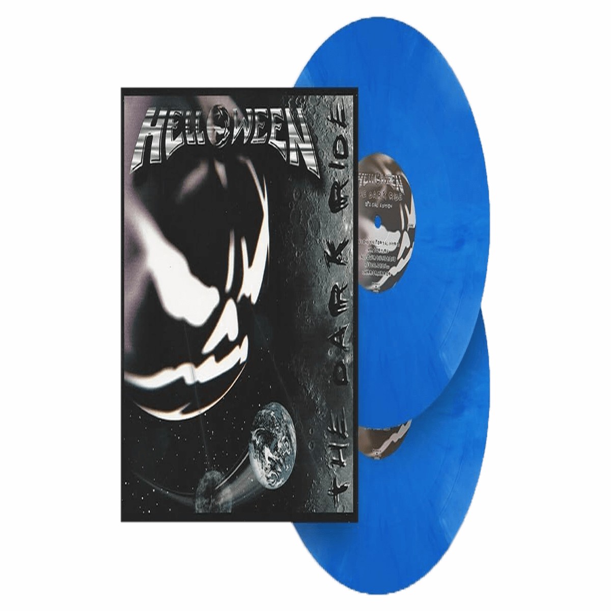 Helloween : The Dark Ride (Blue, White Marbled Vinyl)