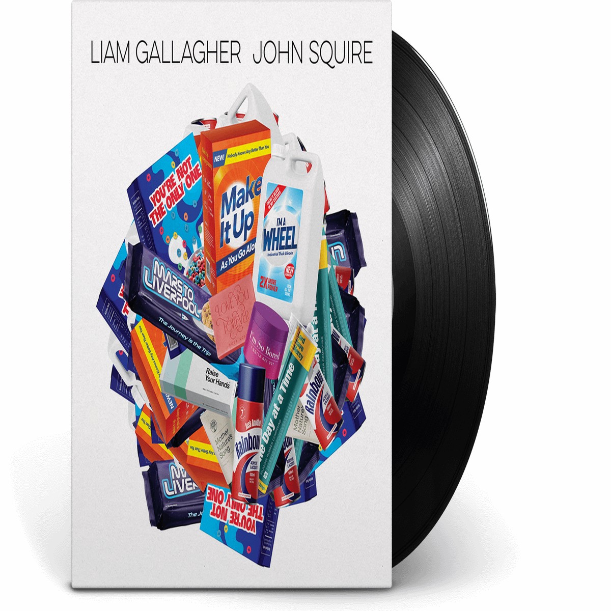 Liam Gallagher John Squire : Liam Gallagher John Squire (STD Black Vinyl)