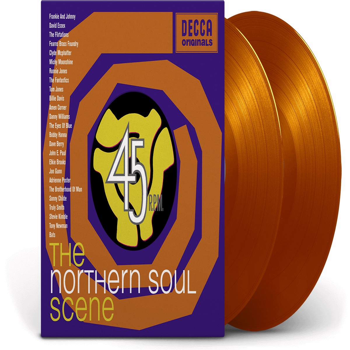 Various Artists : The Northern Soul Scene (Orange Vinyl)