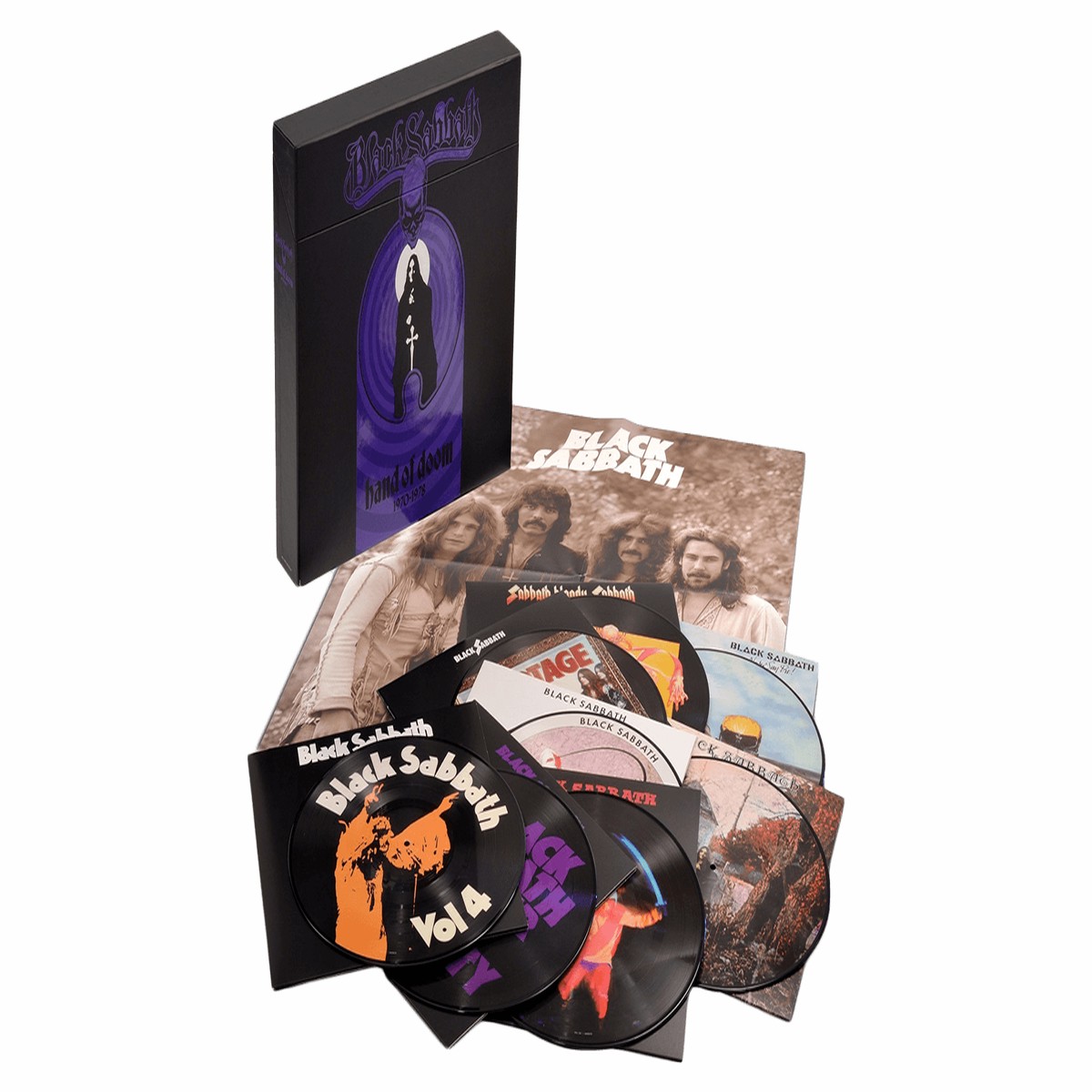 Black Sabbath : Hand of Doom 1970 – 1978 (8LP Picture Disc Boxset)