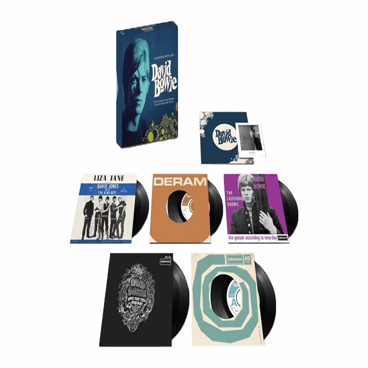 David Bowie : 7″ – Laughing with Liza – Re-issue (7″ x5 boxset)