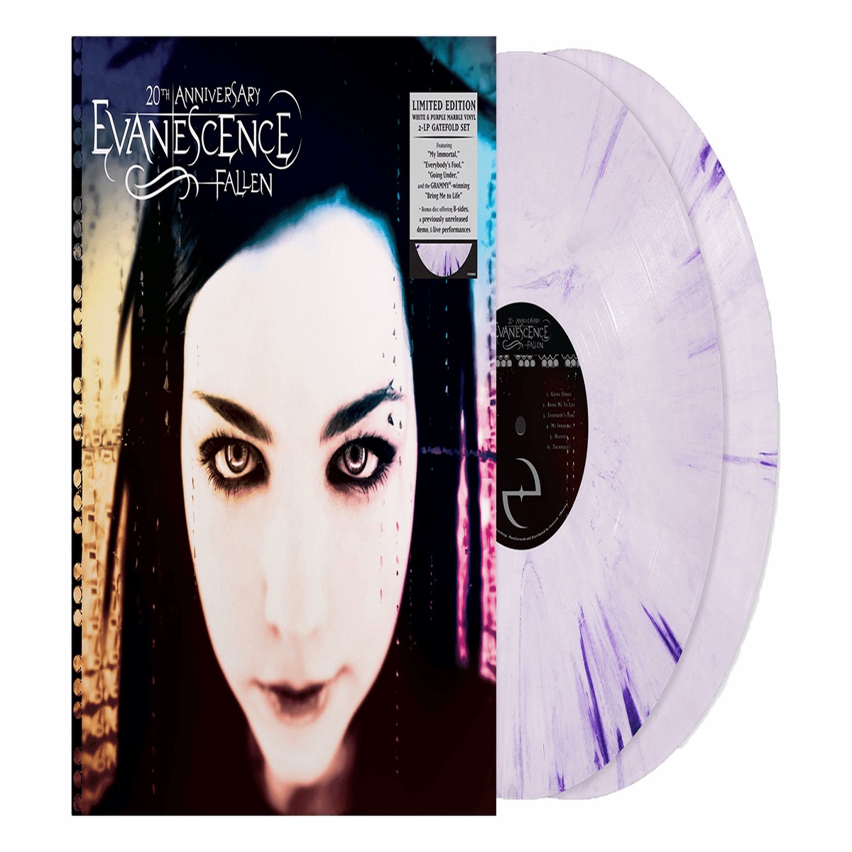 Evanescence : Fallen (180g White Purple Vinyl)