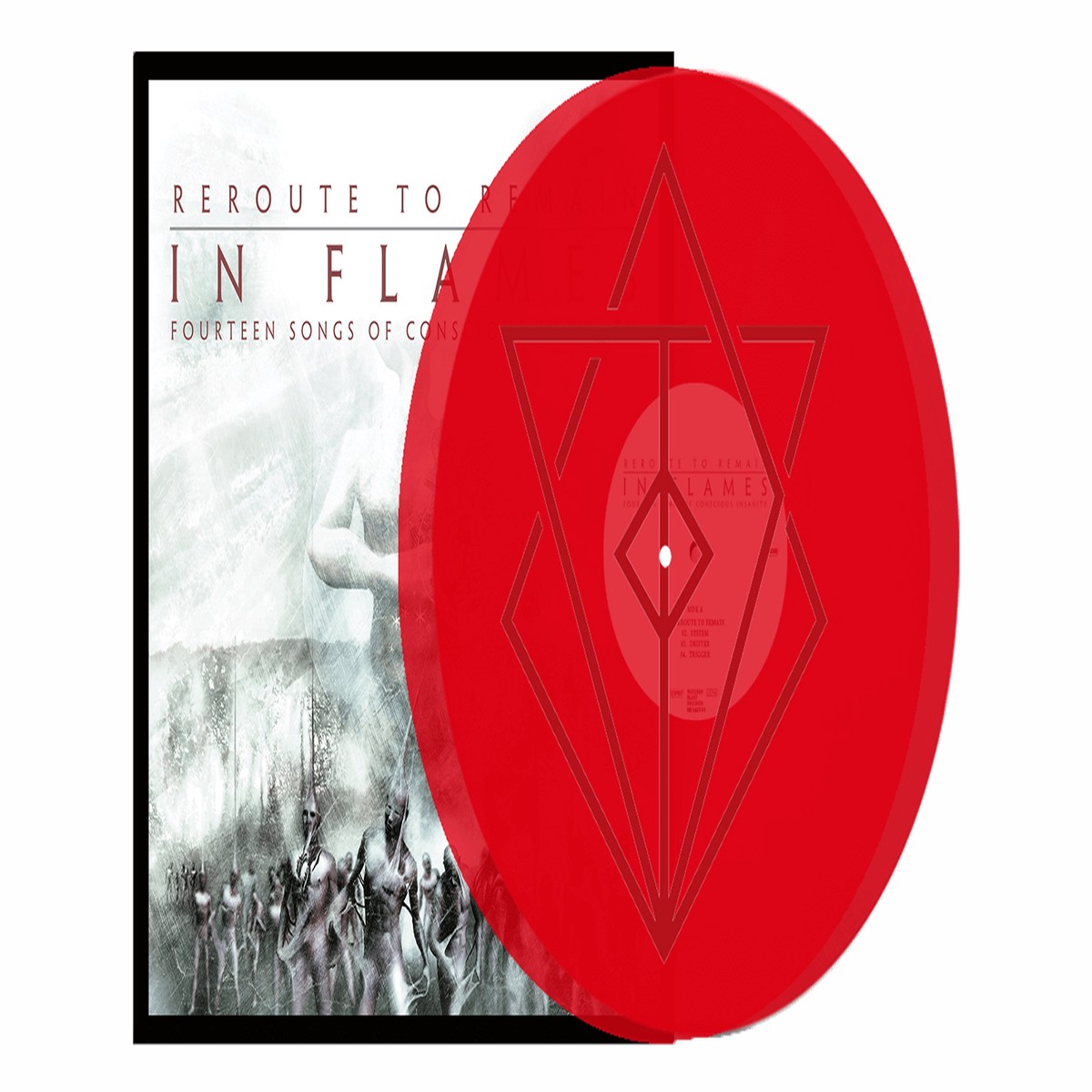 In Flames : Reroute To Remain (Etched Transparent Red Vinyl LP)