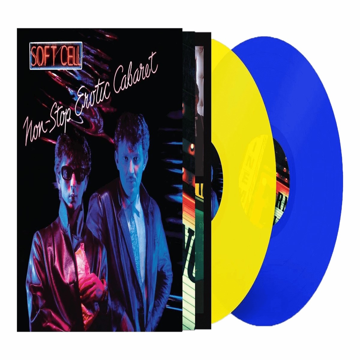 Soft Cell : Non-Stop Erotic Cabaret (Yellow/ Blue Vinyl) (Exclusive to The Record Hub.com)
