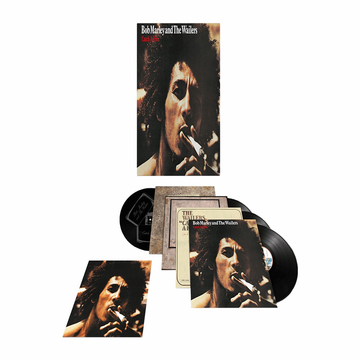 Bob Marley & The Wailers : Catch A Fire (3LP Set w 12″single)