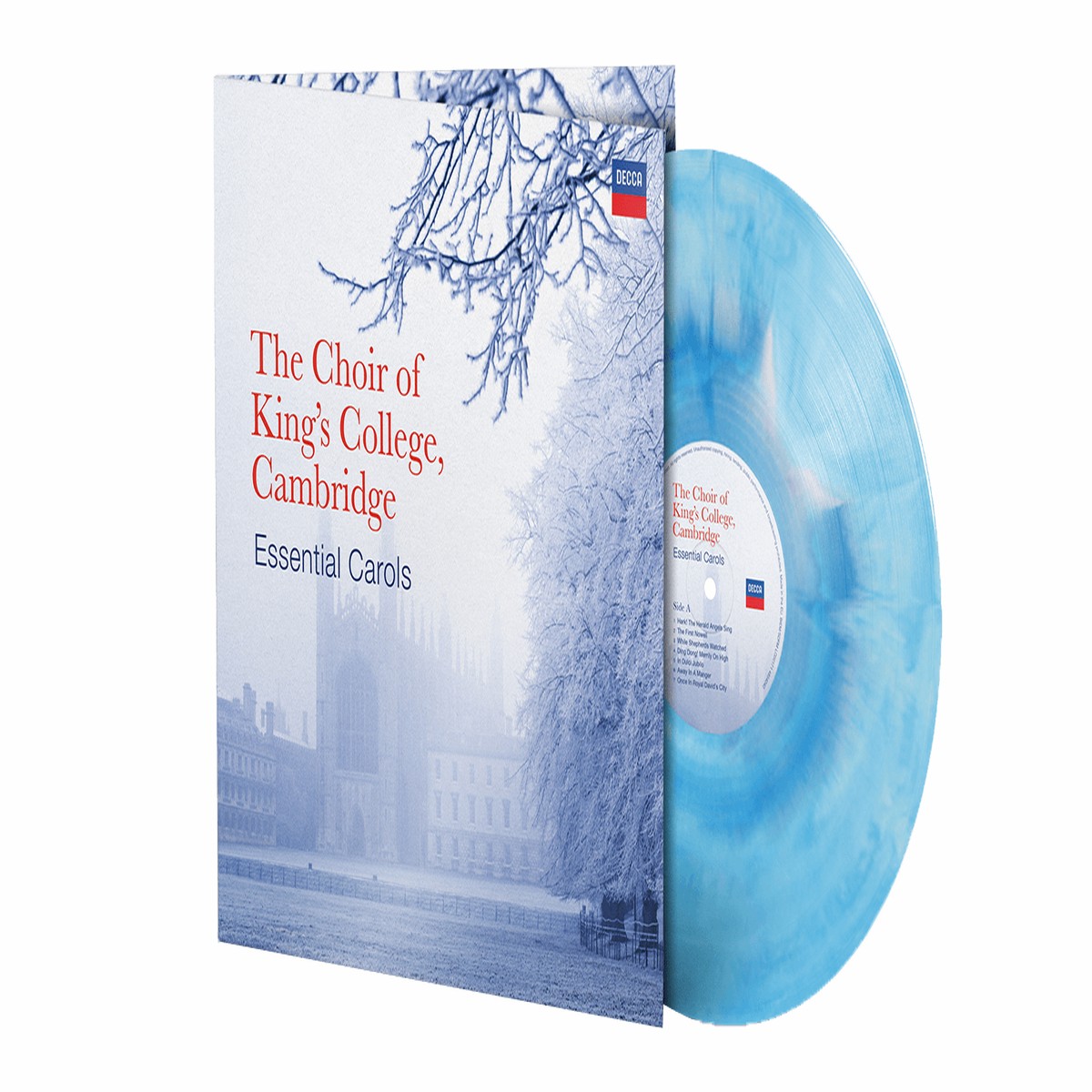 Choir of King’s College, Cambridge : Essential Carols (Blue/ White Vinyl)